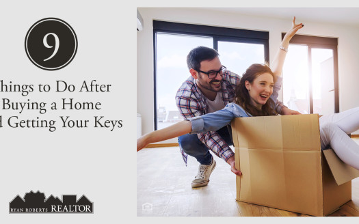 things to do after buying a home and receiving your keys