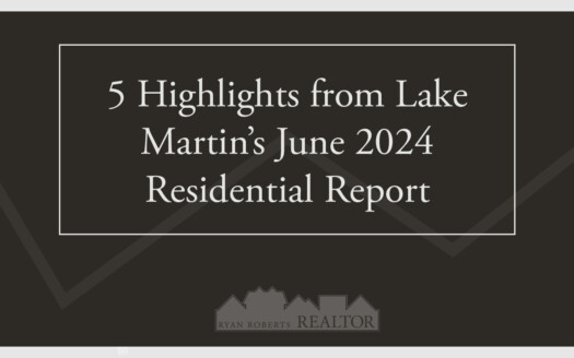 Lake Martin's June 2024 Residential Report