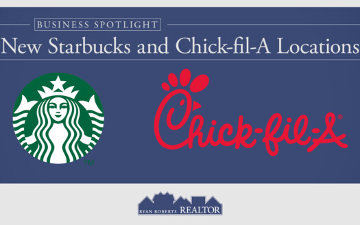 new Starbucks and Chick-fil-A locations