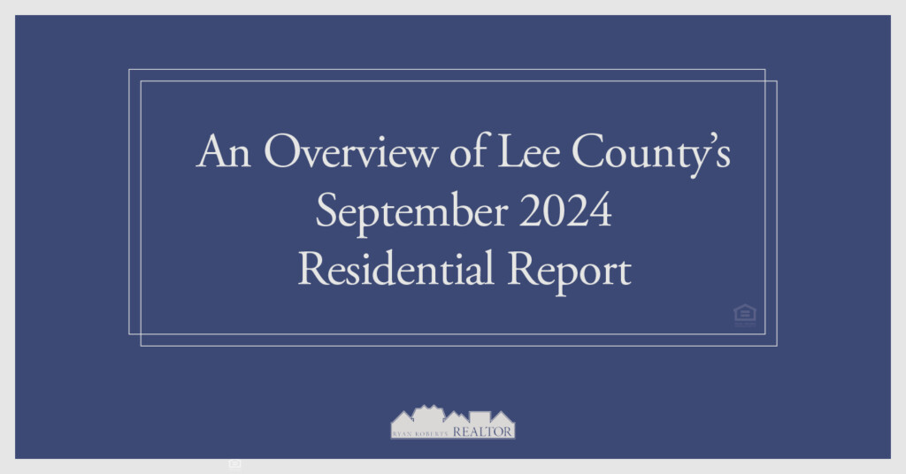 Lee County's September 2024 Residential Report