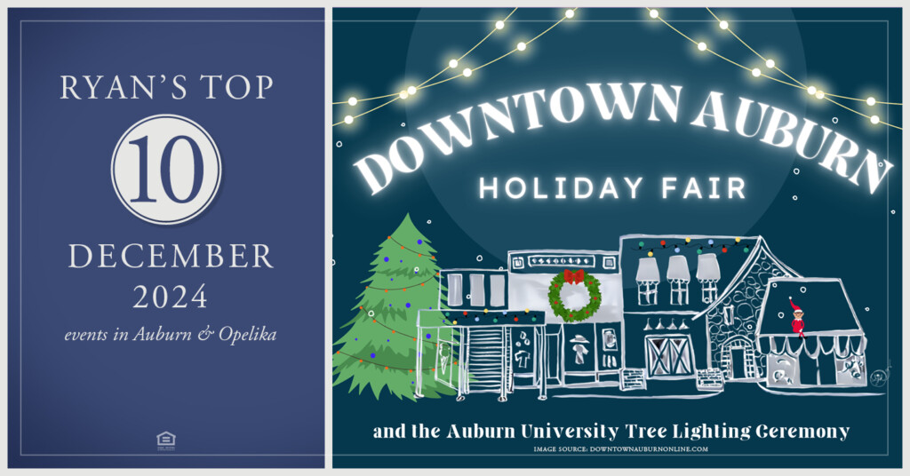 December 2024 events in Auburn and Opelika