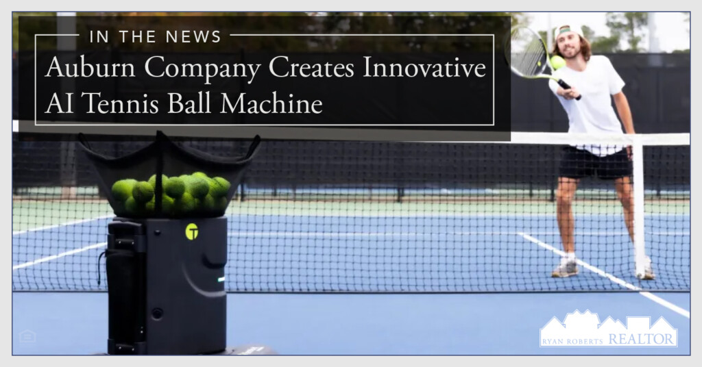 AI tennis ball machine