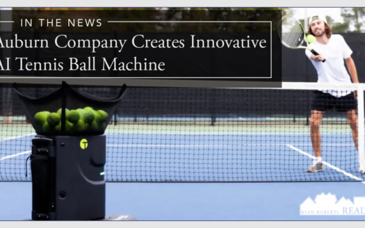 AI tennis ball machine