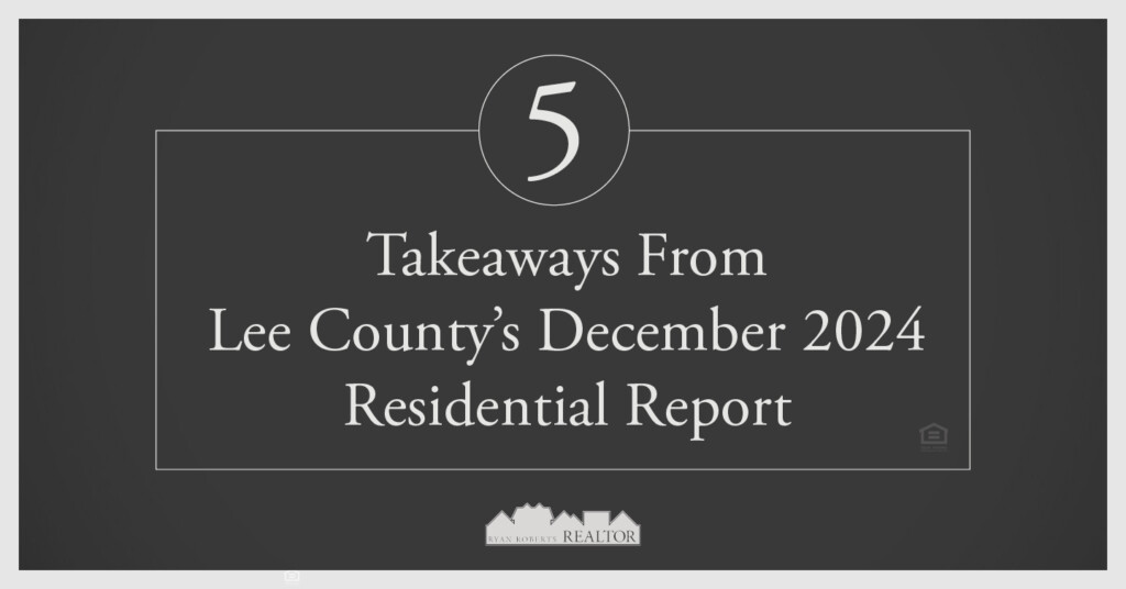 Lee County's December 2024 Residential Report