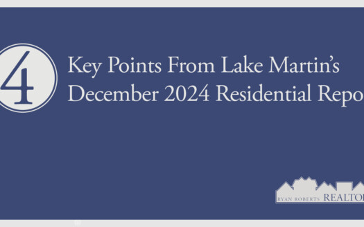 Lake Martin's December 2024 Residential Report